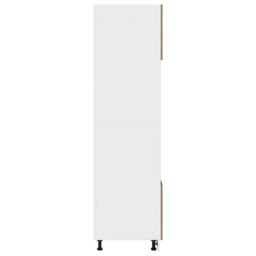 Berkfield Home Microwave Cabinet Lyon Artisan Oak 60x57x207 cm Engineered Wood in Brown - Size: 60 x 57 x 207 cm - thumbnail 7