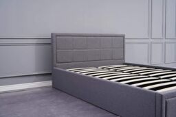 KOSY KOALA Ottoman Storage Bed 3ft Single Grey Wooden Fabric Bedroom - thumbnail 4