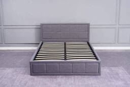KOSY KOALA Ottoman Storage Bed 3ft Single Grey Wooden Fabric Bedroom - thumbnail 3