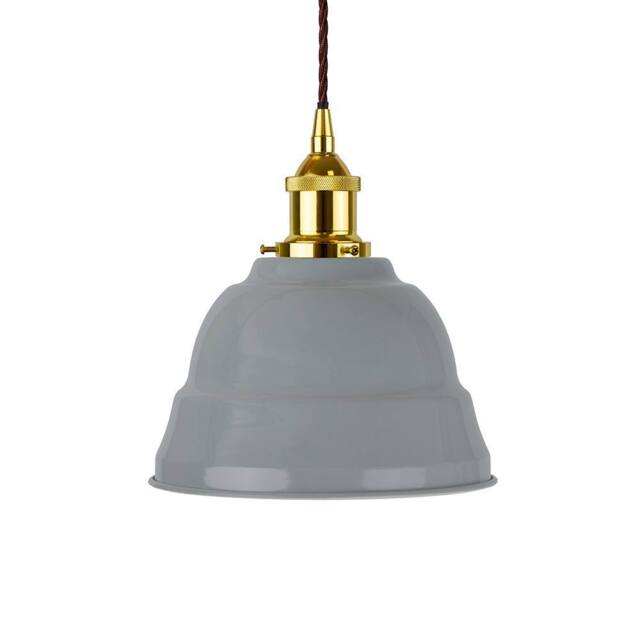 SE Home French Grey Lincoln Pendant Light - Gold - Brown Twisted - image 1