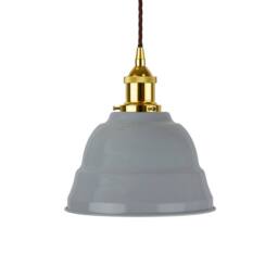 SE Home French Grey Lincoln Pendant Light - Gold - Brown Twisted - thumbnail 1