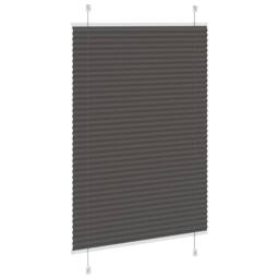 Berkfield Home Pleated Blind Black 95x100 cm Fabric Width 94.4 cm Polyester - thumbnail 4