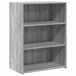 Berkfield Home Sideboard Grey Sonoma 70x41x93 cm Engineered Wood - Size: 70 x 41 x 93 cm - thumbnail 2