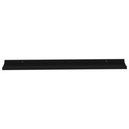Berkfield Home Wall Shelves 4 pcs Black 115x9x3 cm - Size: 115 x 9 x 3 cm - thumbnail 4