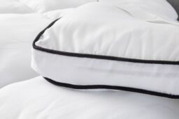 Snug City 5cm Thick Microfibre Soft Touch 2 Inch Mattress Topper in White - Size: Super King - thumbnail 5
