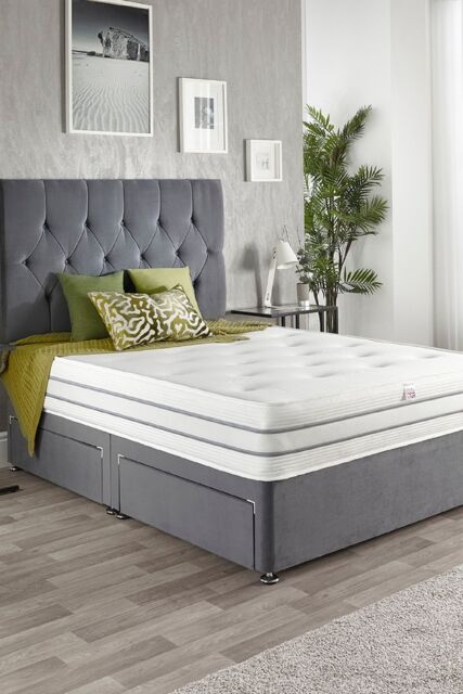 Aspire Cool 1000 Pocket+ Tufted Mattress in White - Size: Small Single - image 1