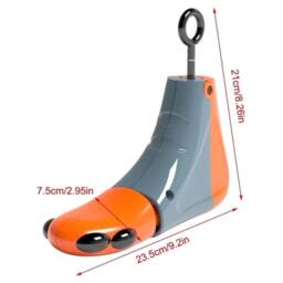 Kelvenix s Adjustable High-Top Shoes Stretcher Portable Shoe Boot Tree Shaper in Orange - Size: Small - thumbnail 2