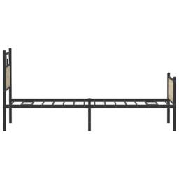 Berkfield Home Durable Bed Frame without Mattress Sonoma Oak 90x190 cm Single En in Brown - thumbnail 7