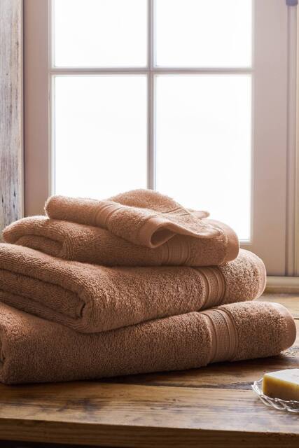 CHRISTY 'Serene' Soft Tone 100% Combed Cotton Towels in Light Brown - Size: Bath Sheet - image 1