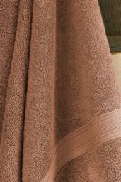 CHRISTY 'Serene' Soft Tone 100% Combed Cotton Towels in Light Brown - Size: Bath Sheet - thumbnail 3
