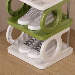 SPETLEK 10 Tier Shoe Rack Stand Storage Shelf Slim Tall Footwear Organiser - thumbnail 4