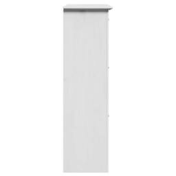 Berkfield Home Shoe Rack BODO White 80x35x118 cm - Size: 80 x 35 x 118 cm - thumbnail 6