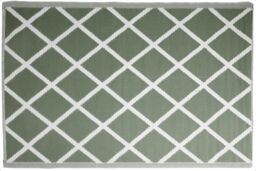 idooka Green Diamond Squares Outdoor Camping Rug Mat - Size: 90 cm x 180 cm - thumbnail 1