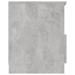 Berkfield Home Bed Cabinet Concrete Grey 40x40x50 cm Engineered Wood - Size: 40 x 40 x 50 cm - thumbnail 4