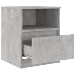 Berkfield Home Bed Cabinet Concrete Grey 40x40x50 cm Engineered Wood - Size: 40 x 40 x 50 cm - thumbnail 5