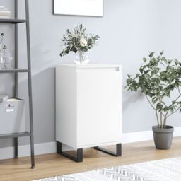 Berkfield Home Sideboard White 40x35x70 cm Engineered Wood - Size: 40 x 35 x 70 cm - thumbnail 1