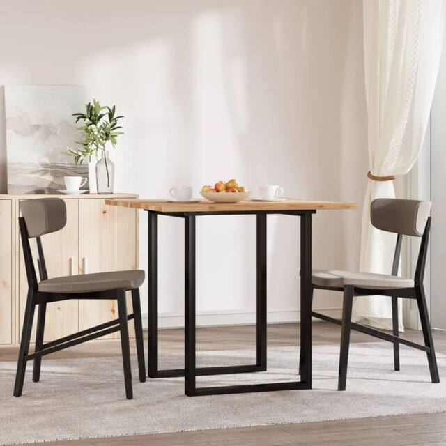Berkfield Home Table Top Square 80x80x2 cm Solid Wood Acacia in Brown - Size: 80 x 80 x 2 cm - image 1
