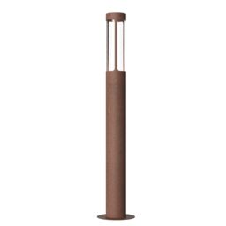 Nordlux Industrial Outdoor Garden Post Brown Corten GU10 Coastal/Marine Safe, IP44 - thumbnail 1
