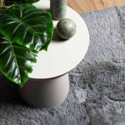 Berkfield Home Shaggy Rug High Pile NAVARRA Light Grey 240x340 cm Polyester - Size: Medium - thumbnail 8