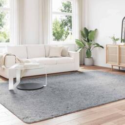 Berkfield Home Shaggy Rug High Pile NAVARRA Light Grey 240x340 cm Polyester - Size: Medium - thumbnail 3