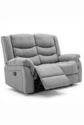 More4Homes Seattle Electric Recliner Fabric 1+2 Seater Sofa Set in Grey - thumbnail 3