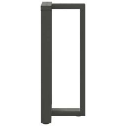 Berkfield Home Bar Table Legs T-Shaped¬†2 pcs Anthracite 40x35x(90-91) cm Steel in Black - thumbnail 5