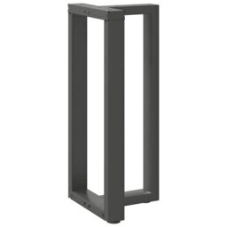 Berkfield Home Bar Table Legs T-Shaped¬†2 pcs Anthracite 40x35x(90-91) cm Steel in Black - thumbnail 4