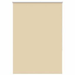 Berkfield Home Roller Blind Blackout Beige 90x150 cm Fabric Width 85.7 cm Polyester - thumbnail 1
