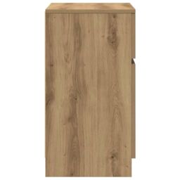 Berkfield Home Bedside Cabinets 2 pcs Artisan Oak 39x35x65 cm Engineered Wood - Size: 39 x 35 x 65 cm - thumbnail 8