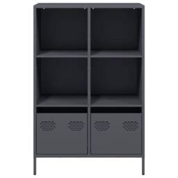 Berkfield Home Highboard¬†Anthracite 68x39x103.5 cm Steel in Dark Grey - thumbnail 5