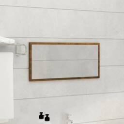 Berkfield Home Practical 2 Piece Bathroom Furniture Set Smoked Oak Engineered Wood in Brown - thumbnail 4