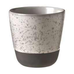 Orsina Grey Speckled Handleless Cup, Textured Stoneware Coffee Mug, Reusable Cappuccino Cup For Home, Ceramic Mug - thumbnail 2