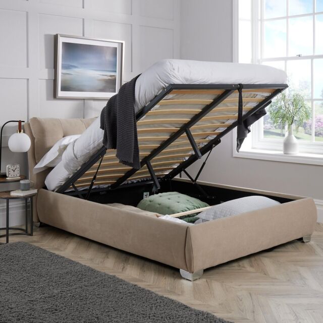 Sedona End Gas Lift Storage Ottoman Bed - image 1