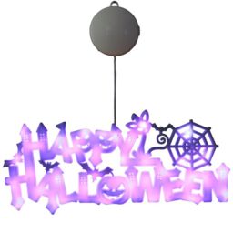 Leaper Halloween Decoration Luminous Letter Light Board in Purple - thumbnail 4
