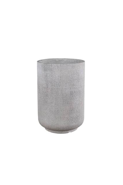 KDMD Cream Textured Elemental Hortus Vase 40cm x 27cm - Size: 40 cm x 27 cm - image 1