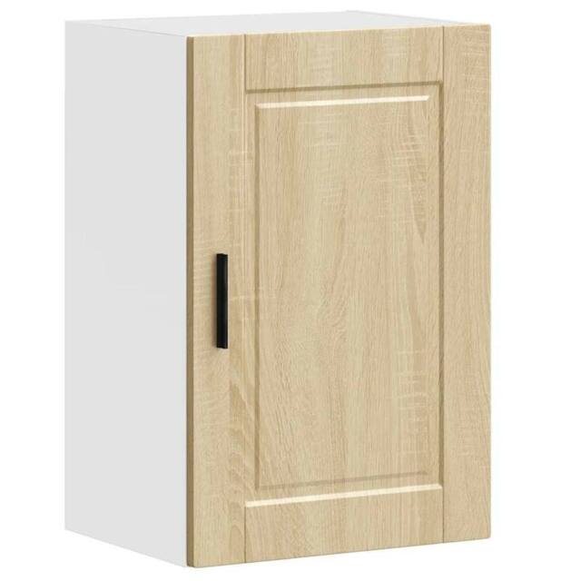 Berkfield Home Kitchen Wall Cabinet¬†Porto Sonoma Oak Engineered Wood in Light Tan - image 1