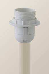 ValueLights Hiru 3 Tier Wooden Tripod Shelf Corner Floor Lamp Base in Cream - thumbnail 3