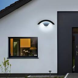 COMELY Outdoor Wall Lights, Black, IP65 Waterproof Wall Lights, Cold White in Black - thumbnail 6