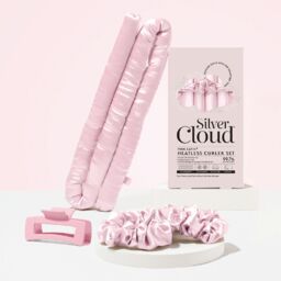 Silver Cloud Women's Silver Ion Infused Curl & Dream Set - Pink in Baby Pink - thumbnail 3