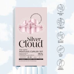 Silver Cloud Women's Silver Ion Infused Curl & Dream Set - Pink in Baby Pink - thumbnail 4