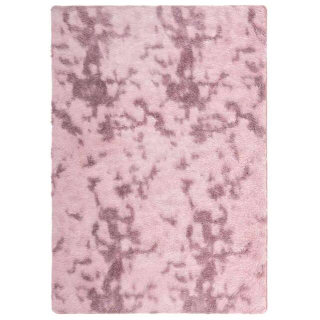 Berkfield Home Shaggy Rug High Pile NAVARRA Dusty Pink 240x340 cm Polyester - Size: Medium - image 1