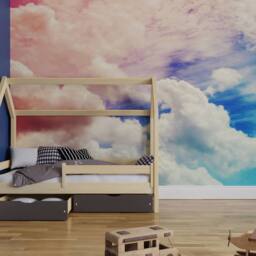 Superfresco Easy Day Dreamer Pink Blue Print To Order 3m x 2.8m Mural - thumbnail 1