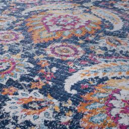 THE RUGS Marrakech Multicolour Distressed Floral Large Area Rug & Runner 420 - Size: 160 cm x 230 cm - thumbnail 2