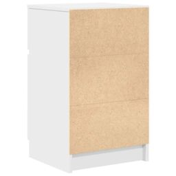 Berkfield Home Bedside Cabinets 2 pcs White 39x35x65 cm Engineered Wood - Size: 39 x 35 x 65 cm - thumbnail 9