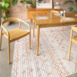 Kukoon Beige Machine Washable Berber Pattern Living Room Area Rug - Size: 120 cm x 170 cm - thumbnail 4