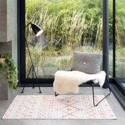 Kukoon Beige Machine Washable Berber Pattern Living Room Area Rug - Size: 120 cm x 170 cm - thumbnail 6