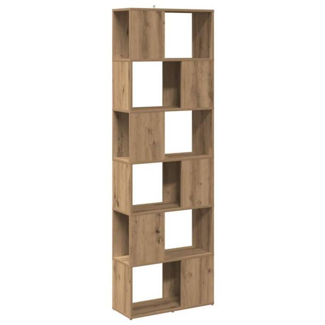 Berkfield Home Book Cabinet/Room Divider Artisian Oak 60x24x186 cm in Brown - Size: 60 x 24 x 186 cm - image 1