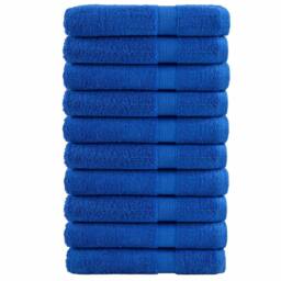 Berkfield Home Premium Towels SOLUND 10pcs Blue 100x200cm 600gsm - thumbnail 2