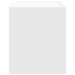 Berkfield Home Wall-mounted Bedside Cabinet White 45x30x35 cm - Size: 45 x 30 x 35 cm - thumbnail 5