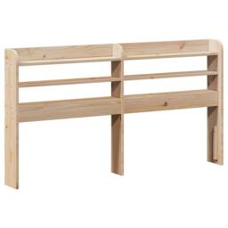 Berkfield Home Bed Frame with Headboard without Mattress 160x200 cm in Light Oak - thumbnail 6